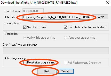 load / run the program